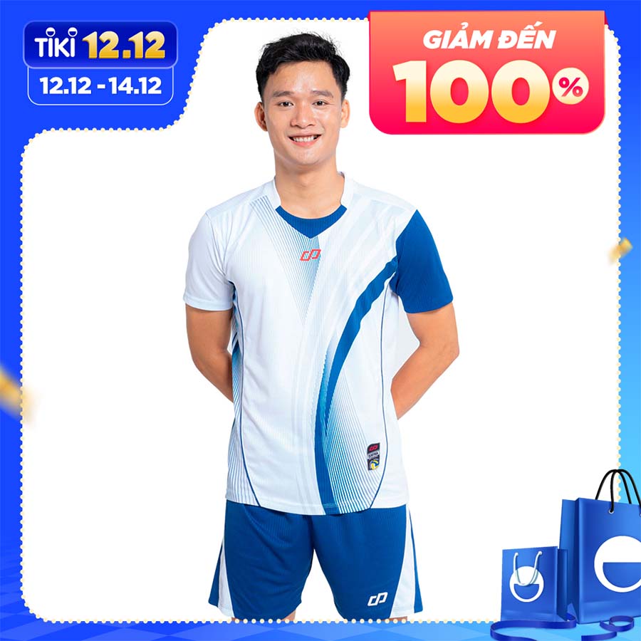 Bộ Quần Áo Thể Thao Bóng Chuyền Màu Trắng Nam ZENTIGA - CP SPORT BC05