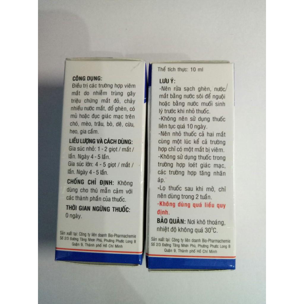 1 LỌ NHỎ MẮT BIO-GENTADROP CHO CHIM,VẸT VÀ YẾN PHỤNG