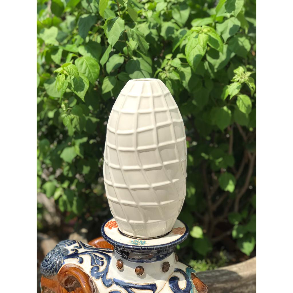 BỘ BÌNH GỐM SỨ XUẤT KHẨU TRANG TRÍ DECOR CẮM HOA XK02