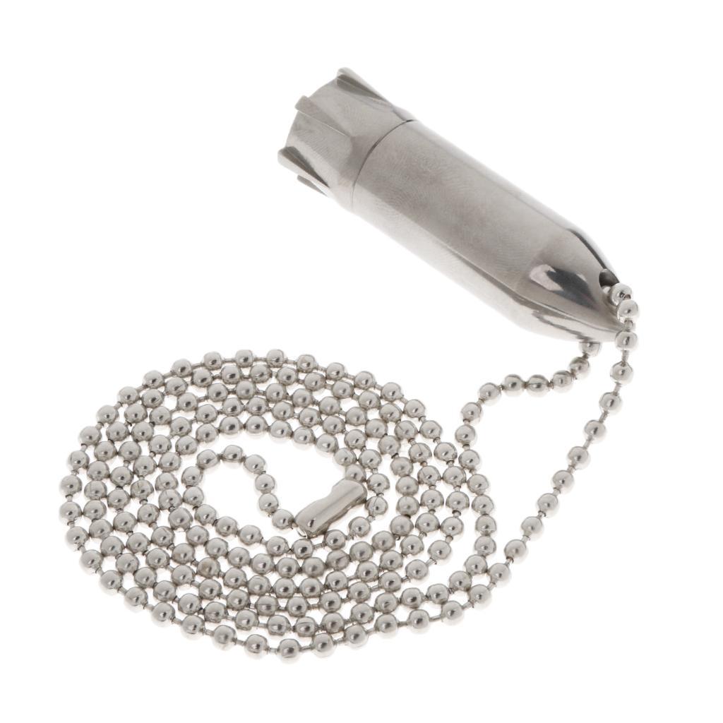 Titanium Alloy Waterproof Pill Box Mini Pill Case for Camping Travel Hiking