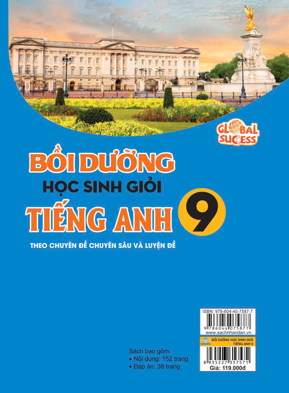 Sách - Bồi Dưỡng Học Sinh Giỏi Tiếng Anh 9 - Global Success - ndbooks