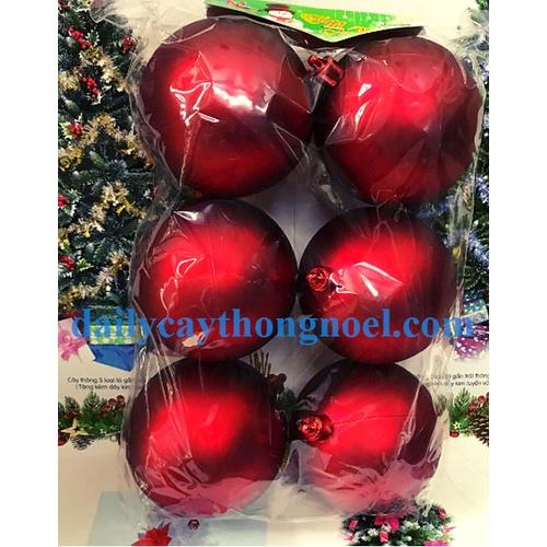 Quả châu mờ trang trí cây thông noel - Phụ kiện trang trí noel