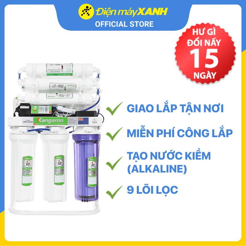 Máy lọc nước RO Kangaroo Hydrogen KGRP09HQ 9 lõi - Hàng chính hãng