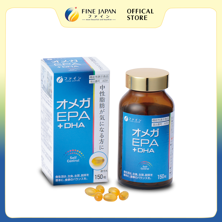 VIÊN UỐNG DẦU CÁ OMEGA EPA+DHA FINE JAPAN 150 VIÊN