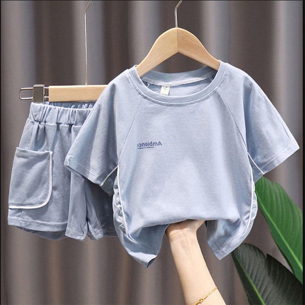 Bộ cộc tay cho bé ROSY KIDS, Đồ bộ bé trai chất cotton Cao Cấp cho bé từ 6- 25kg