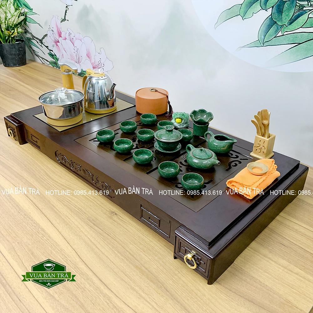 Bàn Trà Điện Thông Minh Gỗ Mun Cao Cấp Giá Giảm Sốc