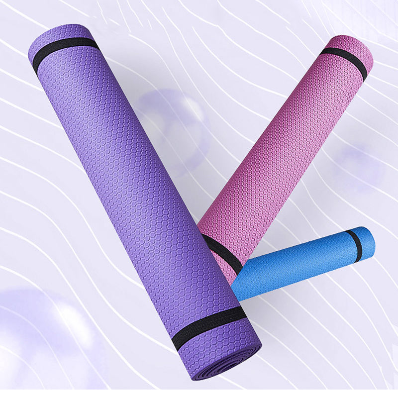 Thảm Yoga 6mm Êm Ái Chống Trượt Thảm Tập Yoga Gym 1 Lớp Cao Cấp TM06