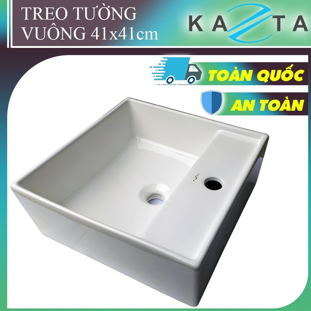 Lavabo Treo Tường Vuông KAZTA KZ-CL266