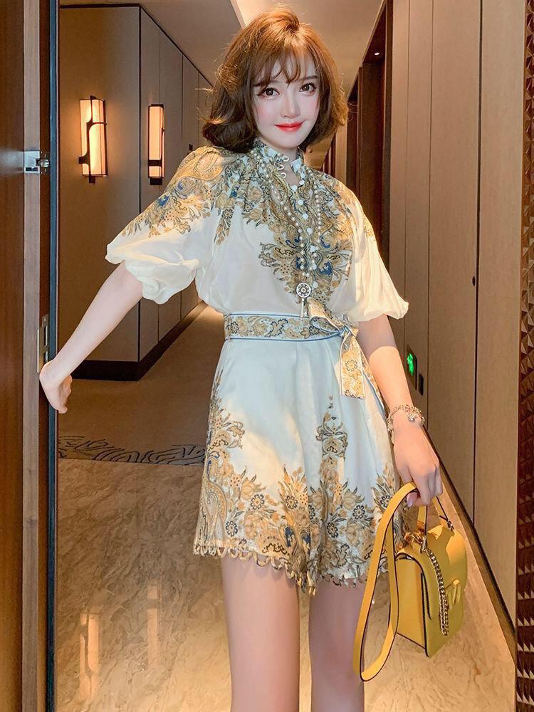 Set lụa 2 món phối nơ