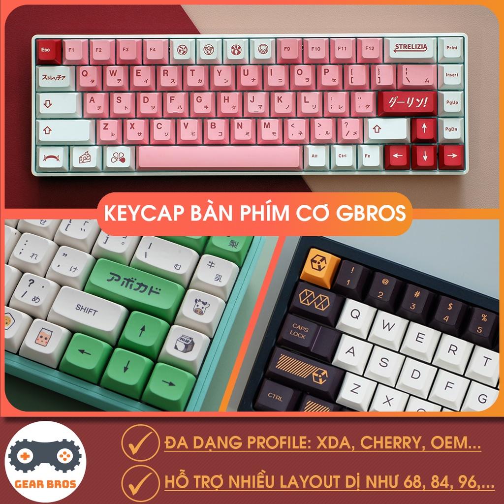 Keycap Cho Bàn Phím Cơ Chất Liệu PBT Profile CHERRY XDA OEM SA In Dyesub