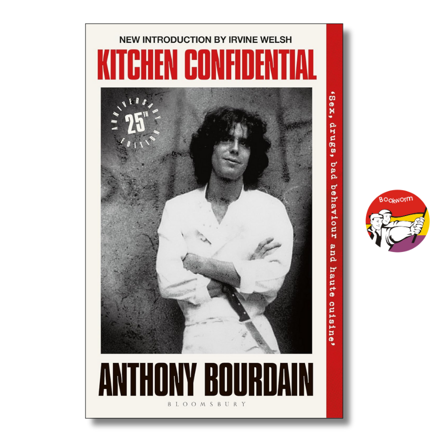 Sách - Kitchen Confidential: 25th Anniversary Edition by Anthony Bourdain | English Biography
