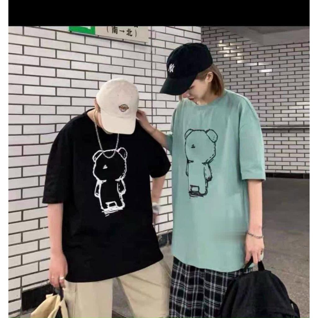 Áo thun unisex form rộng nam nữ Freesize
