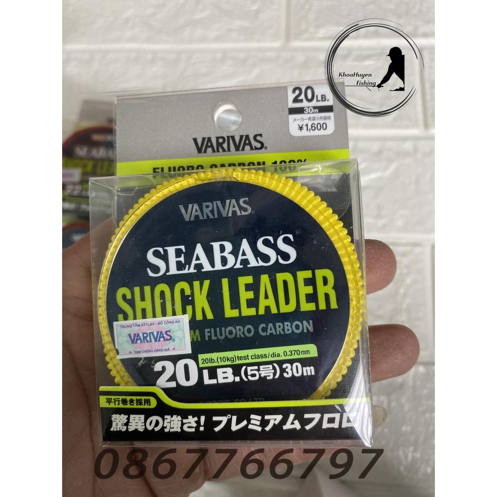 Dây Câu Cá Varivas Seabass Shock Leader - CƯỚC SĂN HÀNG - Cước thẻo - 30m