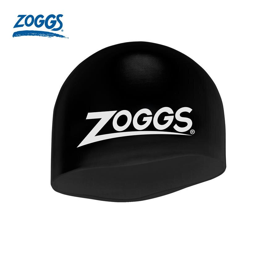 Mũ bơi unisex Zoggs Black Ows Silicone Cap - 465032-BK