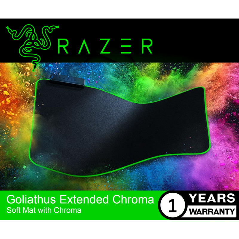 Tấm lót chuột Razer Goliathus Chroma Extended-Soft Mat-Chroma_Mới, hàng chính hãng