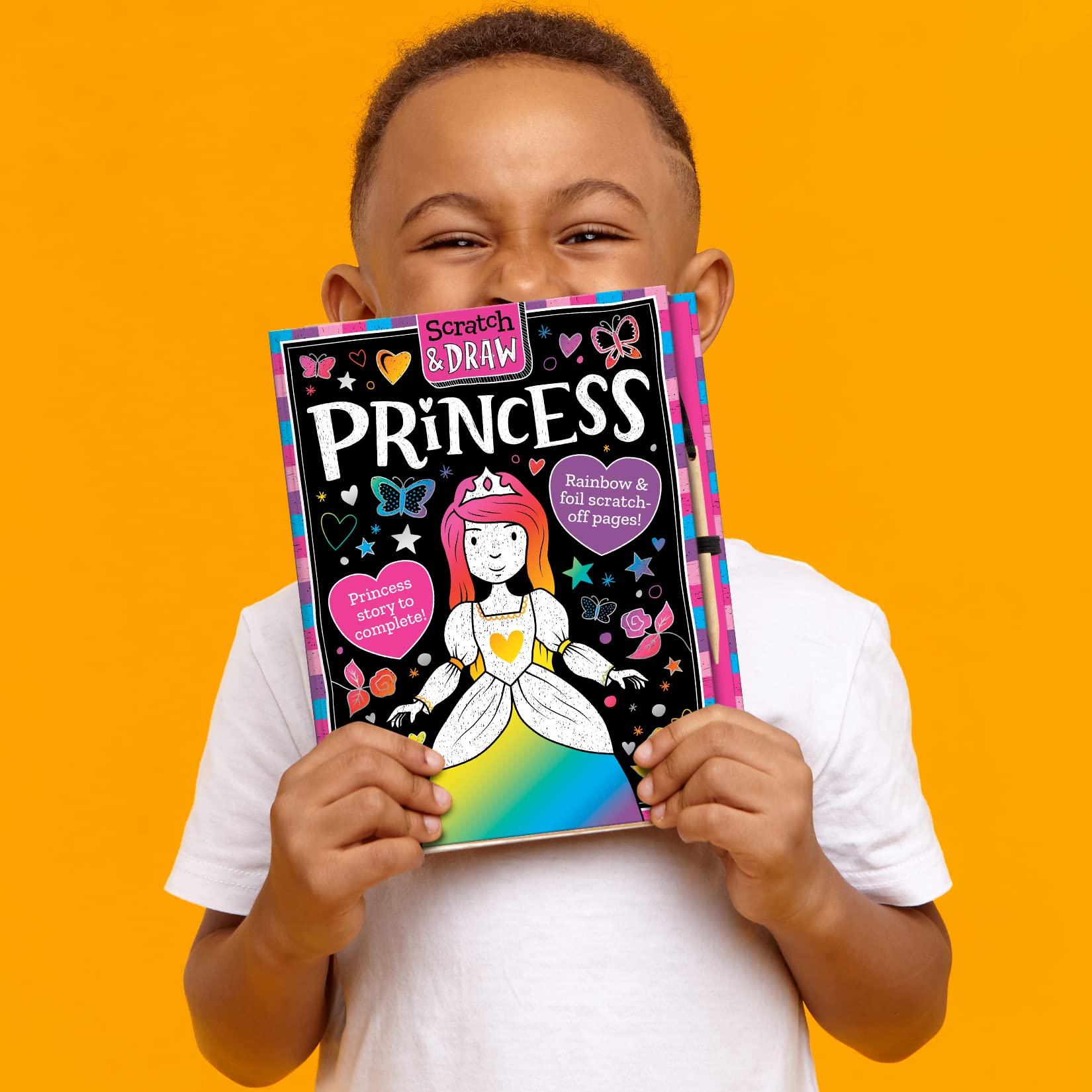 Scratch &amp; Draw Princess - Scratch Art Activity Book