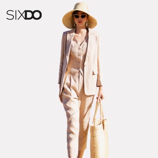 Áo gile nữ linen SIXDO