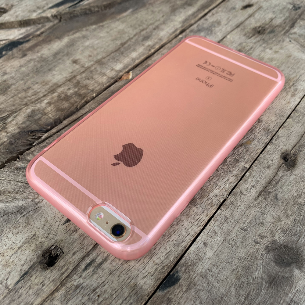 Ốp lưng dẻo cao cấp dành cho iPhone 6 plus / iPhone 6s plus - Màu hồng mờ