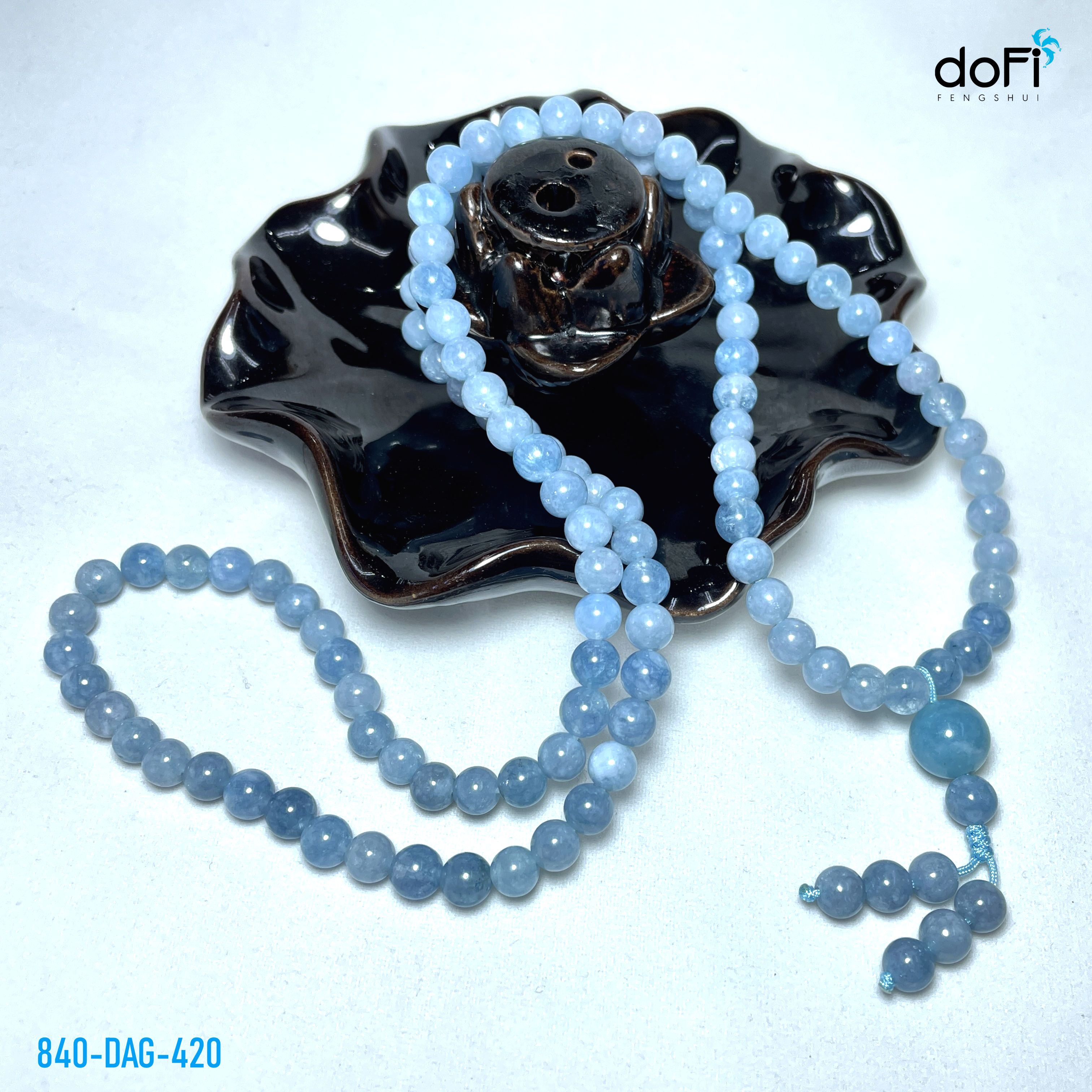 TRÀNG HẠT ĐÁ AQUAMARINE 6LI