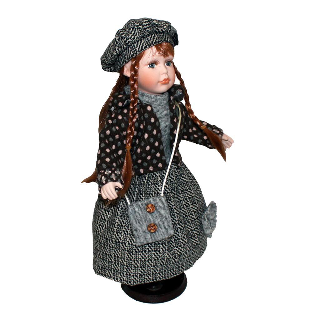 Vintage Elegant Porcelain Doll Splicing Doll 40cm