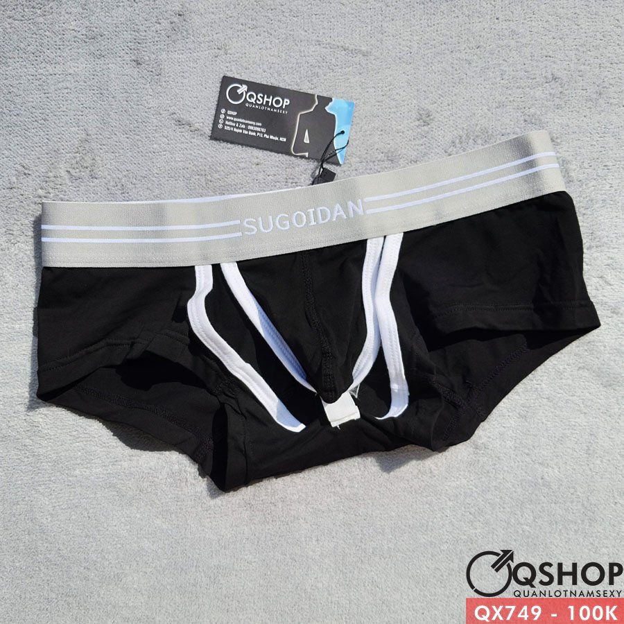 Quần boxer đặt biệt nút phía trước mở được QSHOP QX749