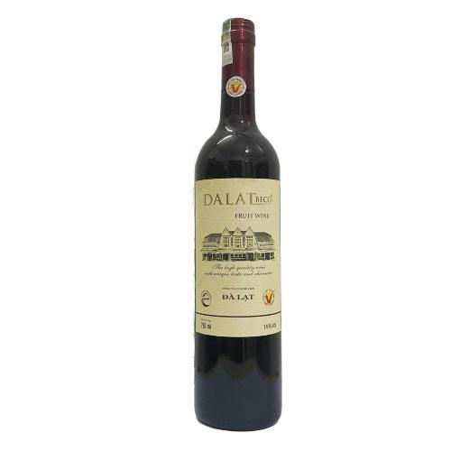 Rượu Vang Dalatbeco Fruit Wine 14% - 750ml
