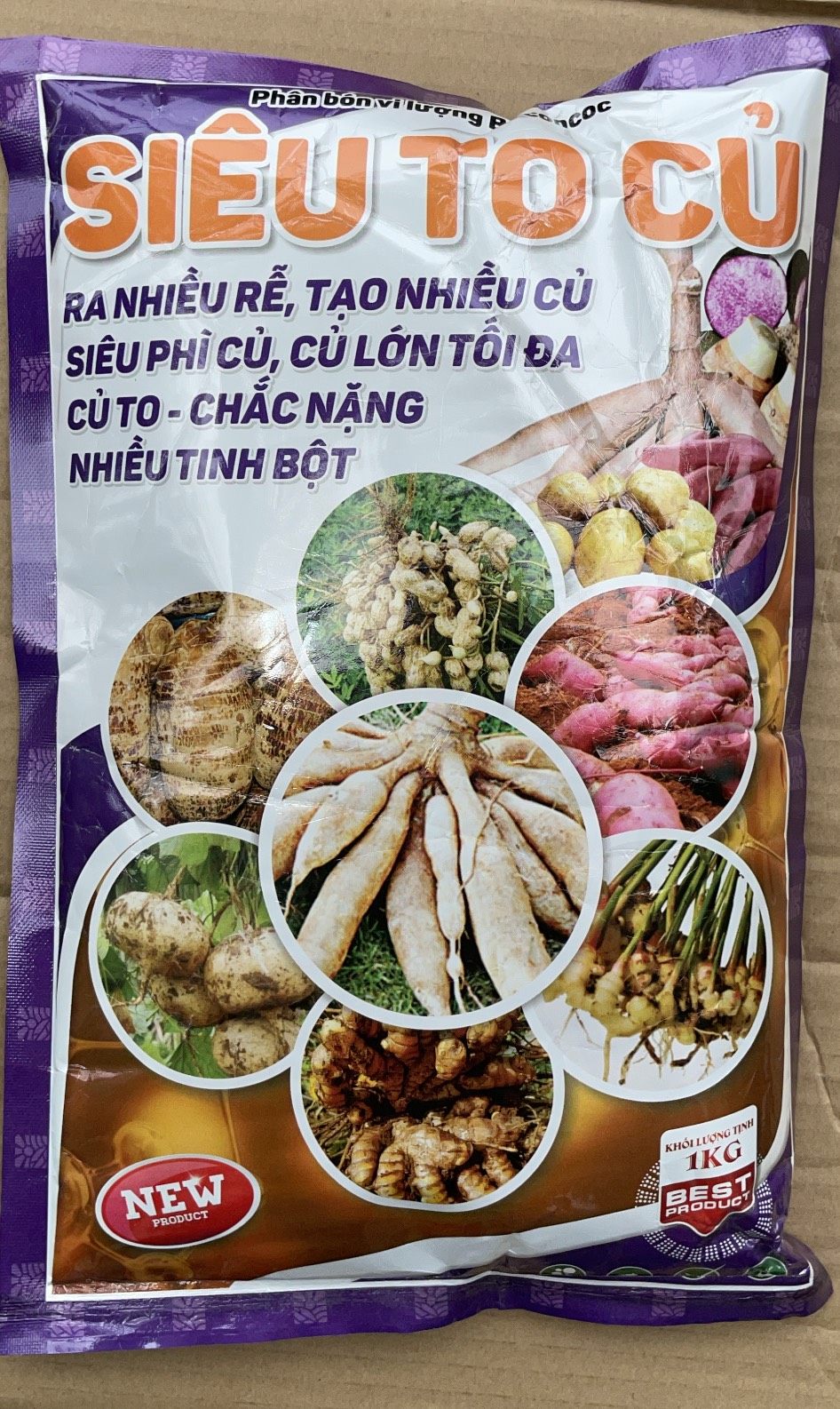 Sản phẩm siêu to củ Nông sản gói 1 Kg