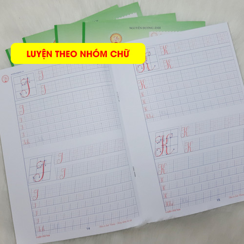 5 Cuốn Tập Mẫu Luyện Chữ Viết In Hoa