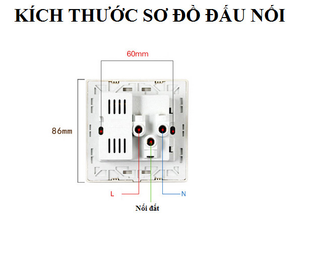 Ổ cắm điện đa năng âm tường tích hợp 2 cổng usb sạc điện thoại máy tính bảng có công tắc bật tắt