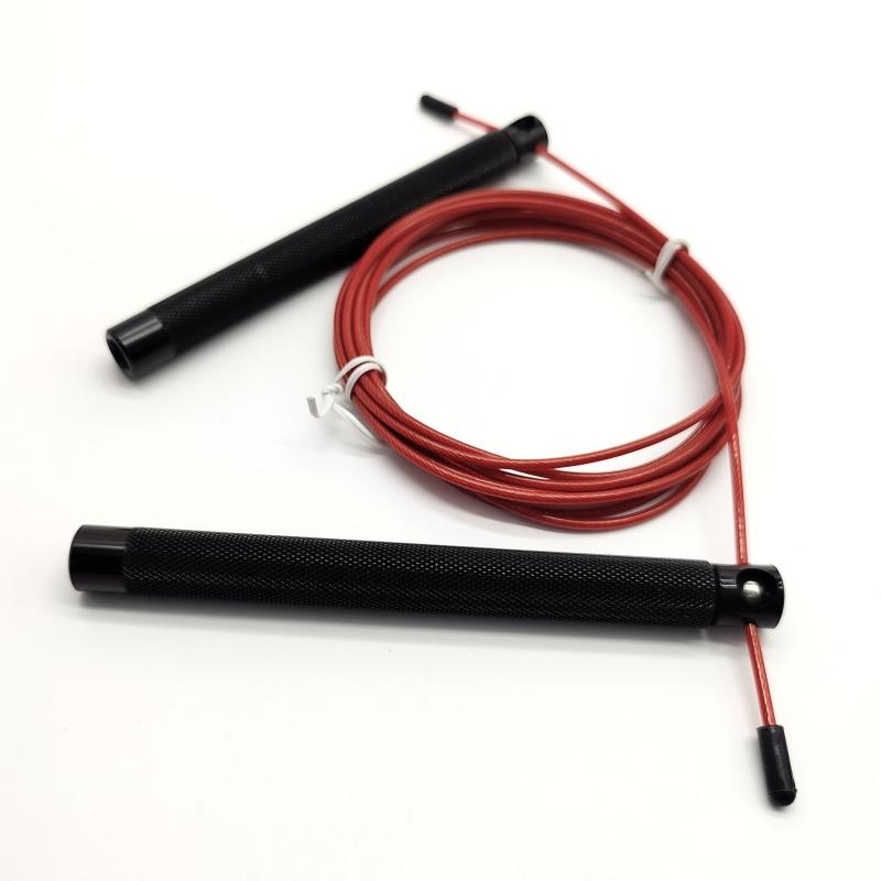 Kim Loại Nhảy Bỏ Qua Dây Thép Pvc 2.5Mm Đơn Giản Keepfit Crossfit Thể Dục Nhảy Bỏ Qua Bóng Bay Có Trọng Số Crossrope Vòng/Phút