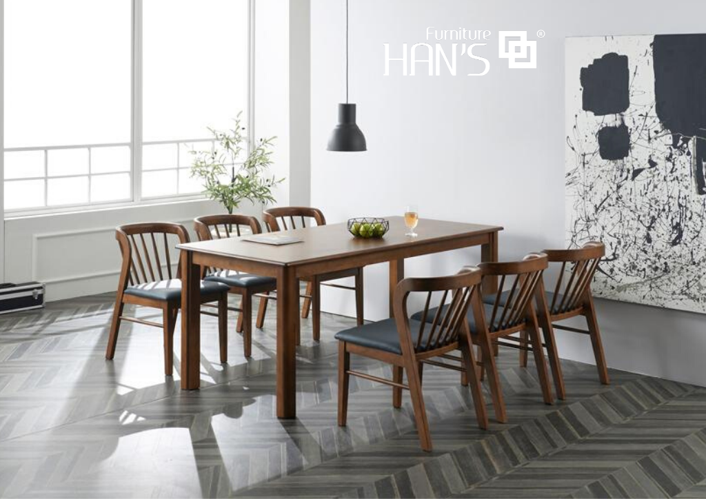 Bộ Bàn Ăn Hàn Quôc Han's Furniture RYAN 6C