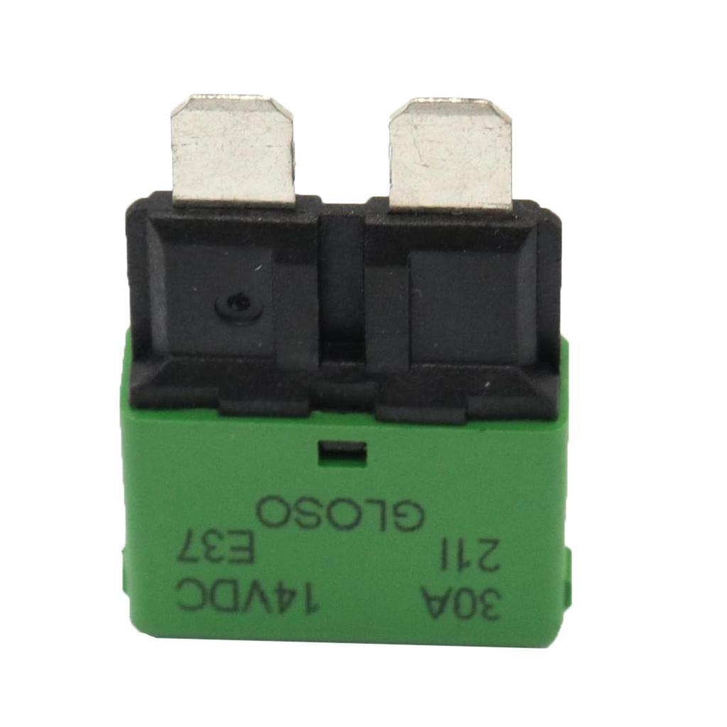 2X 30A Fuse Circuit Breaker Automatic Reset Trip Function Fuse Housing