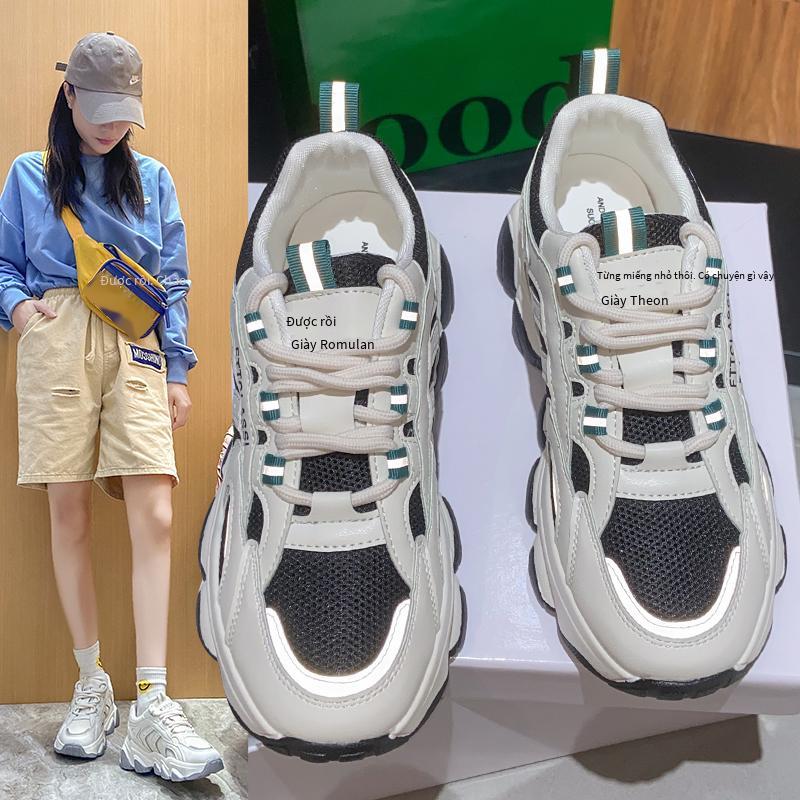 Khuyến mại giày nữ giày thể thao lưới đỏ giày chạy bộ mới giá rẻ size lớn