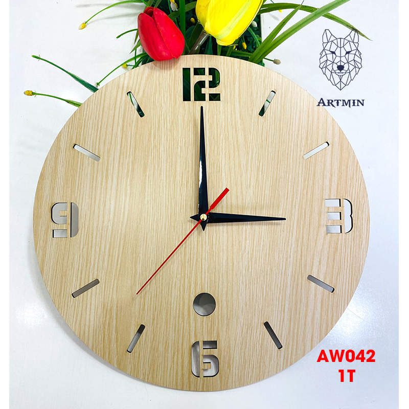 AW042 - Đồng Hồ Gỗ Decor Bán Chạy 2023 – Đồng Hồ Treo Tường Trang Trí