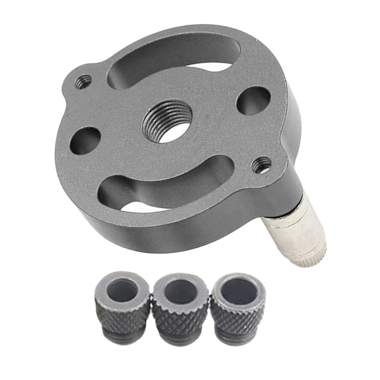 Vertical Pocket Hole Jig Woodworking Drilling  Hole Puncher 6/8/10mm gray