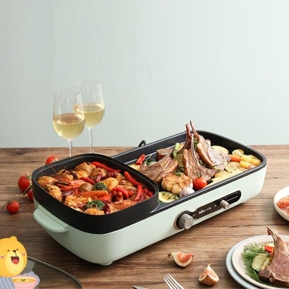 Bếp lẩu nướng BEAR đa năng cho gia đình DKL-C15G1- Hàng chính hãng