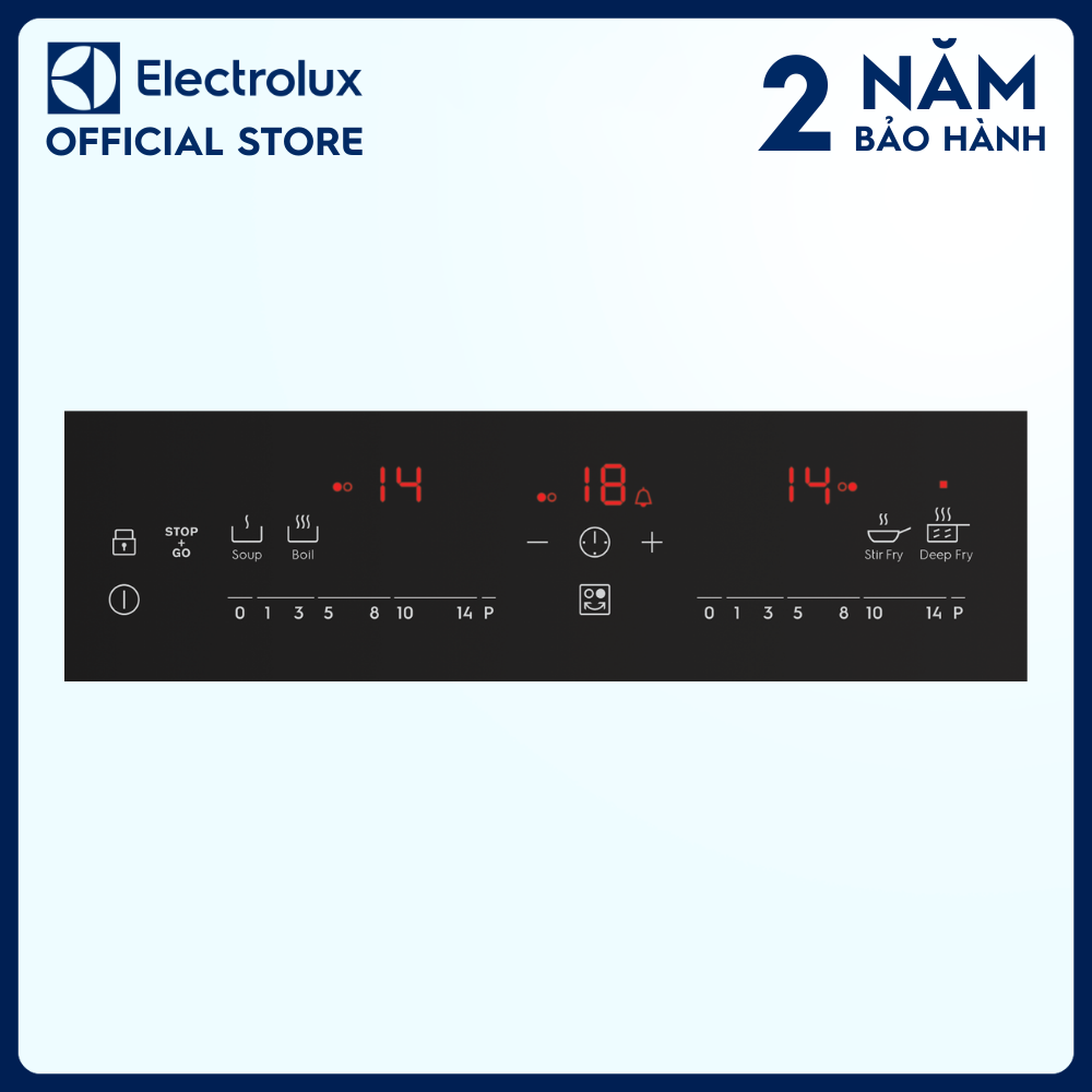 Bếp từ âm Electrolux EHI7280BB 2 vùng nấu 70cm - PowerBoost gia tăng nhiệt nhanh và mạnh mẽ, an toàn, nấu nhanh, tiện lợi