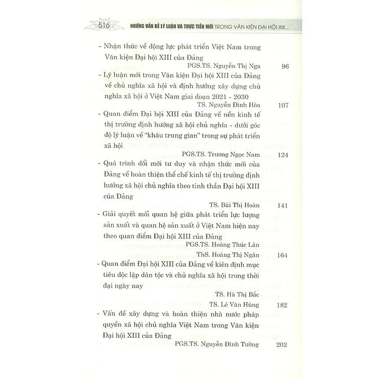 Sách Những Vấn Đề Lí Luận Và Thực Tiễn Mới Trong Văn Kiện Đại Hội Đảng XIII Của Đảng