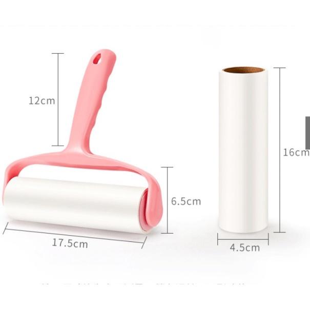 Cuộn Lõi Lăn Bụi Quần Áo, Lông Thú, Ga Giường - Lõi Dự Phòng Thay Thế 60 Tờ Sử Dụng Cho Cây Lăn Bụi