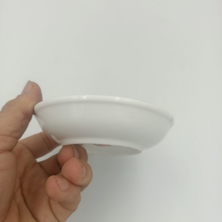 Đĩa Muỗi Tiêu Hoa Dây xanh Viền Vàng Sứ Long Phương Cao Cấp