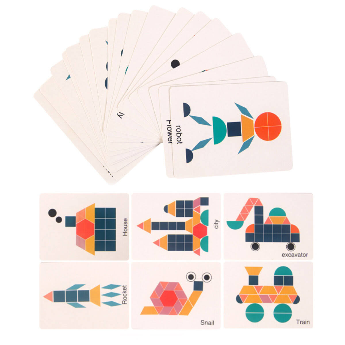 Xếp hình vạn hoa trí uẩn 180 mảnh phát triển tư duy sáng tạo, đồ chơi xếp hình tangram bằng gỗ