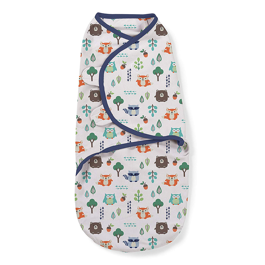 Bộ 2 Chăn Quấn Into The  Woods Boy Summer Infant (Original Swaddle - Into The  Woods Boy - Small - 2Pk Bag)