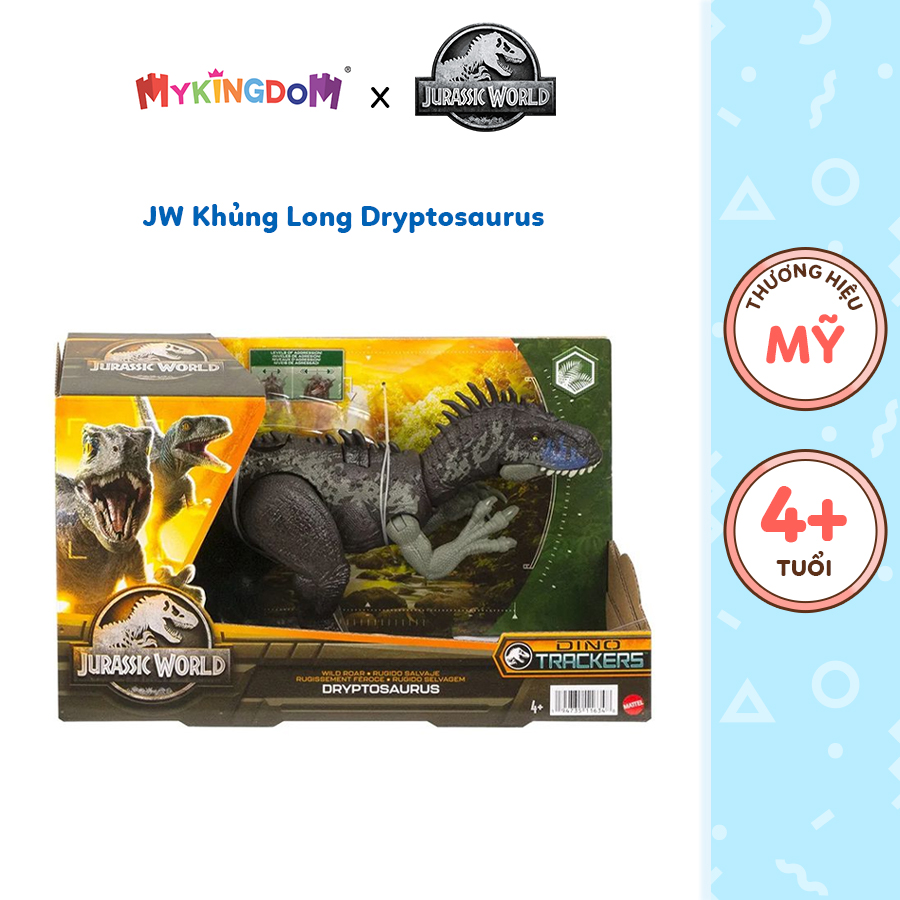 Đồ Chơi JURASSIC WORLD MATTEL Khủng Long Dryptosaurus Có Âm Thanh HLP15/HLP14