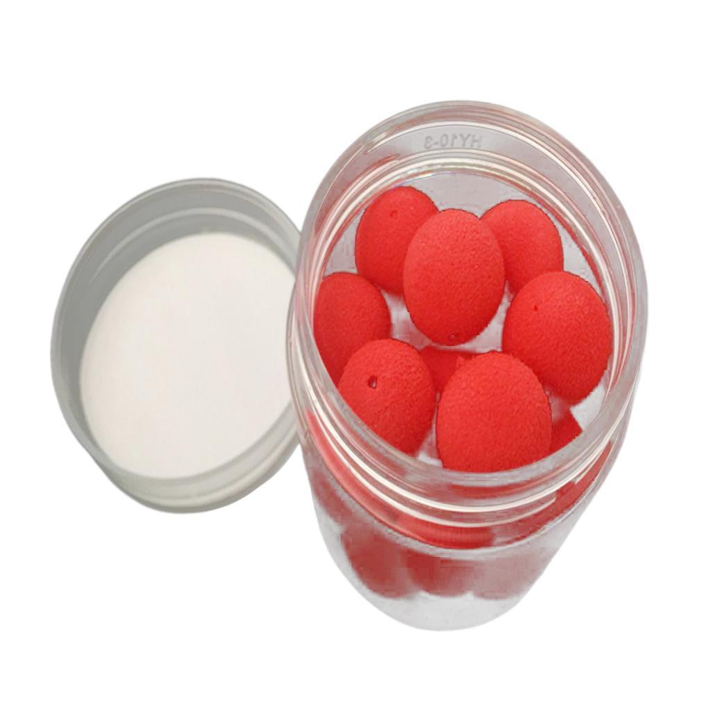 15pcs/box Up Boilies Floating Ball Beads Pellet Carp Fishing Orange