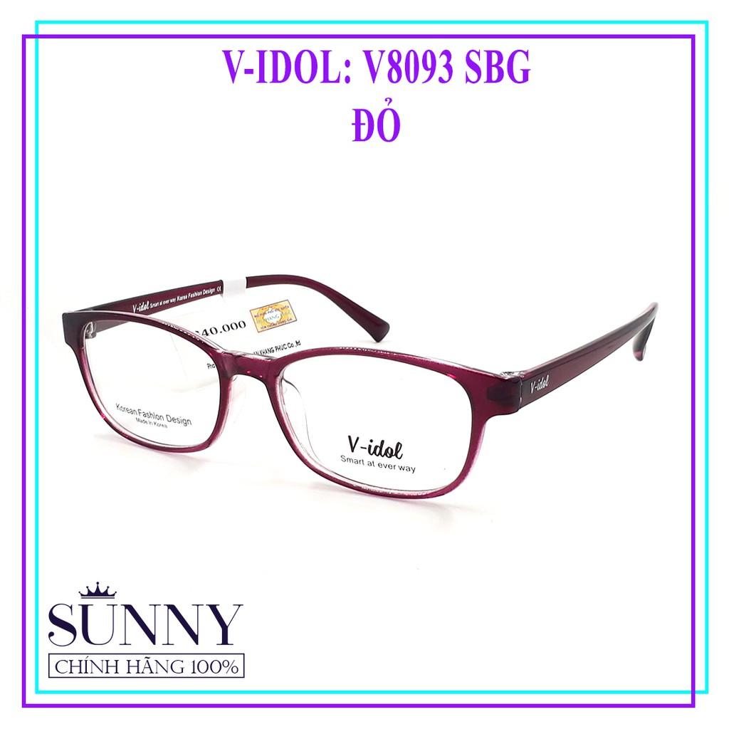 Gọng kính chính hãng V-idol V8093 màu sắc thời trang, thiết kế dễ đeo bảo vệ mắt