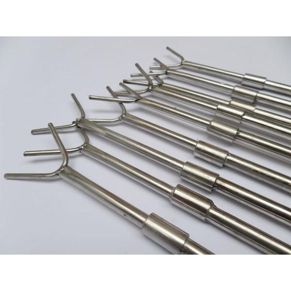 Hot Chống cần inox xoay rút Dài 1m5