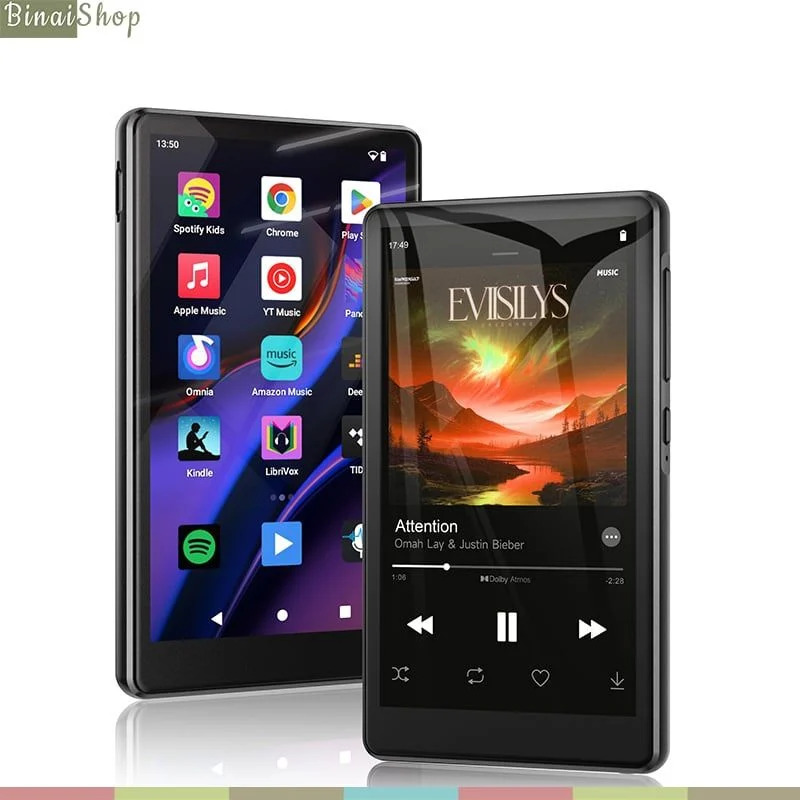 RUIZU M45 - Máy Nghe Nhạc Android 13 Màn Hình Cảm Ứng 4.5", Bluetooth 5.0, Wi-Fi, Hỗ Trợ Mở Rộng 1TB - Hàng Chính Hãng