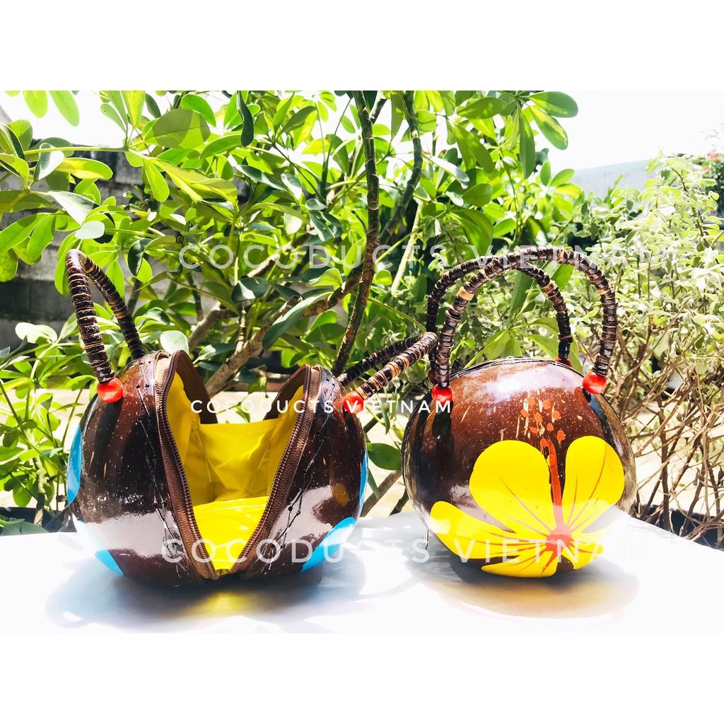 Ví/Bóp gáo dừa gia công thủ công