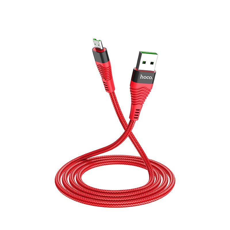 Cáp Sạc Nhanh 4A Hoco U53 Micro USB - Giao Màu Ngẫu Nhiên - Hàng Nhập Khẩu