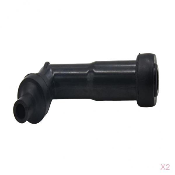 2pcs Motorcycle Ignition Spark Plug   102 Degree  Cover XD05F-R